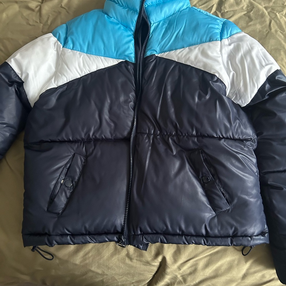 Colorblock Puffer Jacket